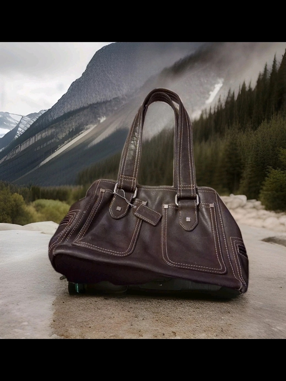 St. John's Bay Faux Leather Bag
